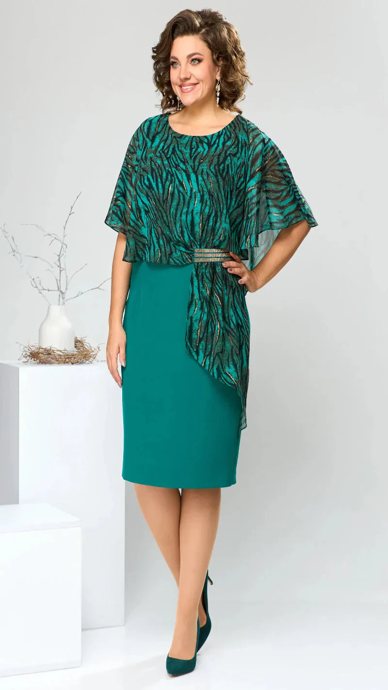 Mirabella | Abito elegante con dettagli drappeggiati