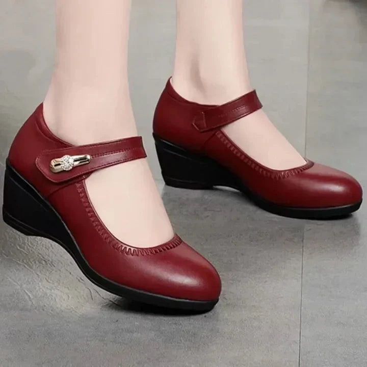Lydia | Scarpe con Zeppa e Cinturino
