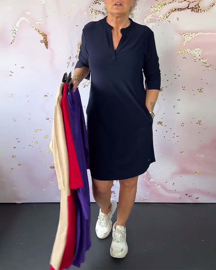 Orlane | Abito elegante con scollo a V