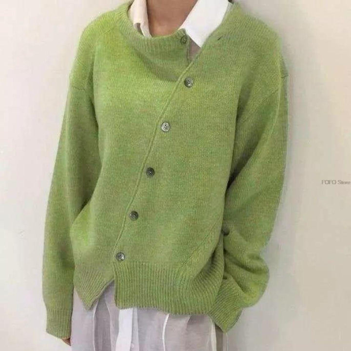 Isabel | Cardigan in maglia con chiusura a bottone