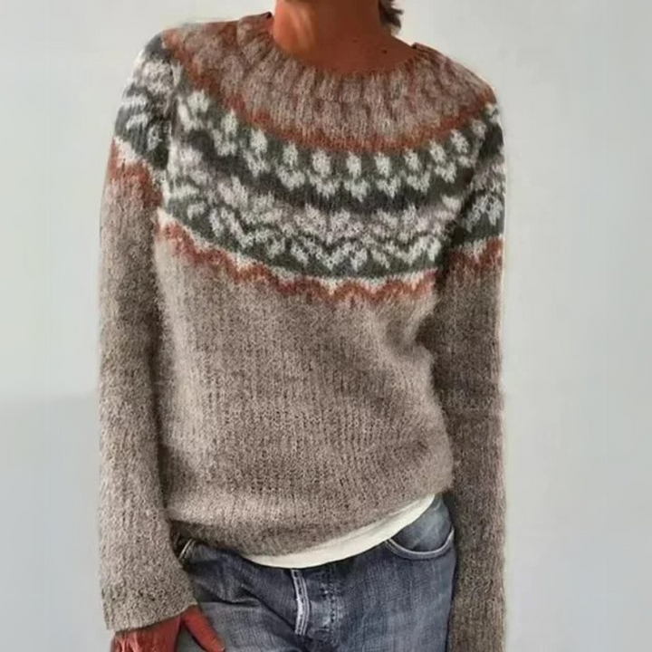 Mercedes | Maglione invernale in maglia a motivo