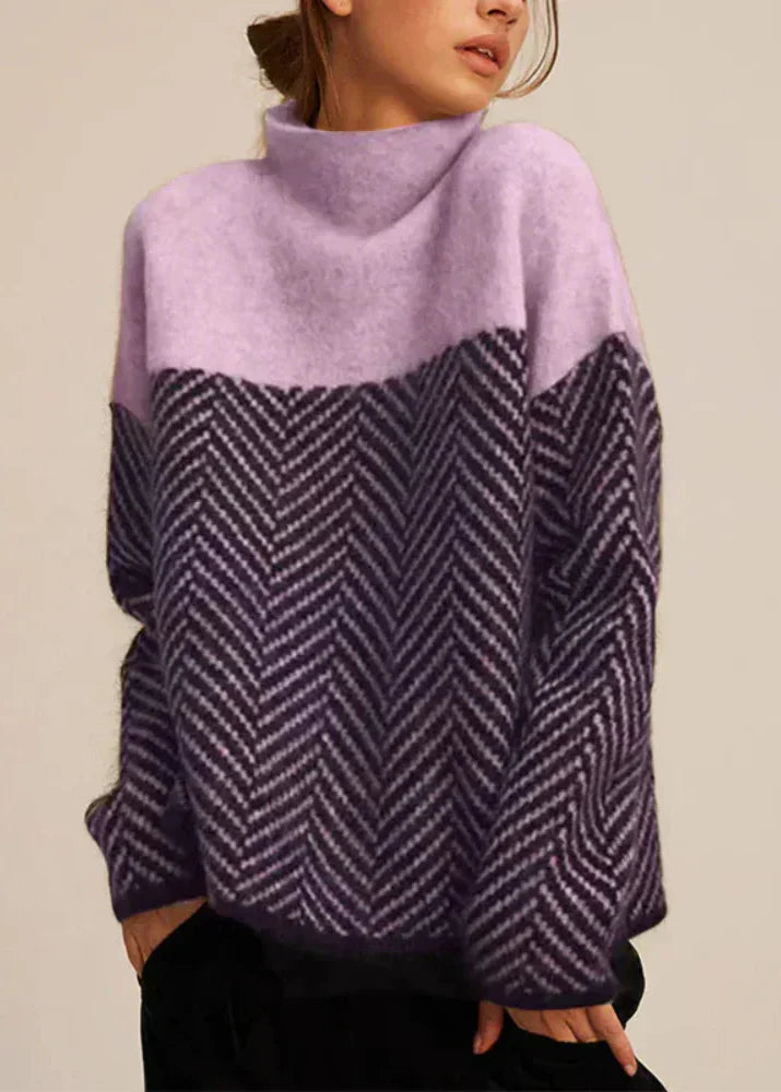 Malene | Maglione a collo alto elegante da donna