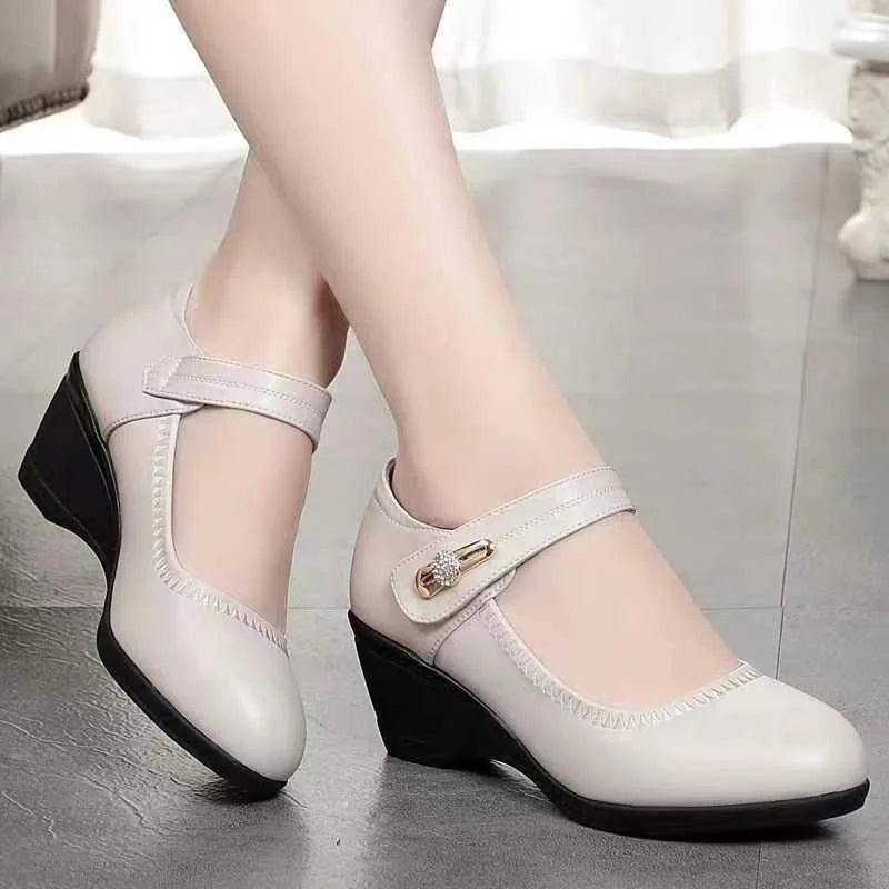Lydia | Scarpe con Zeppa e Cinturino