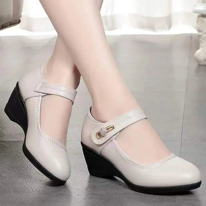 Lydia | Scarpe con Zeppa e Cinturino