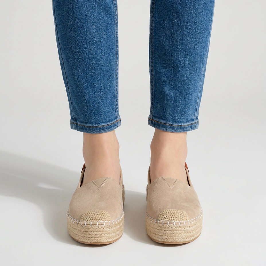 Serena | Espadrillas slip-on con suola in iuta