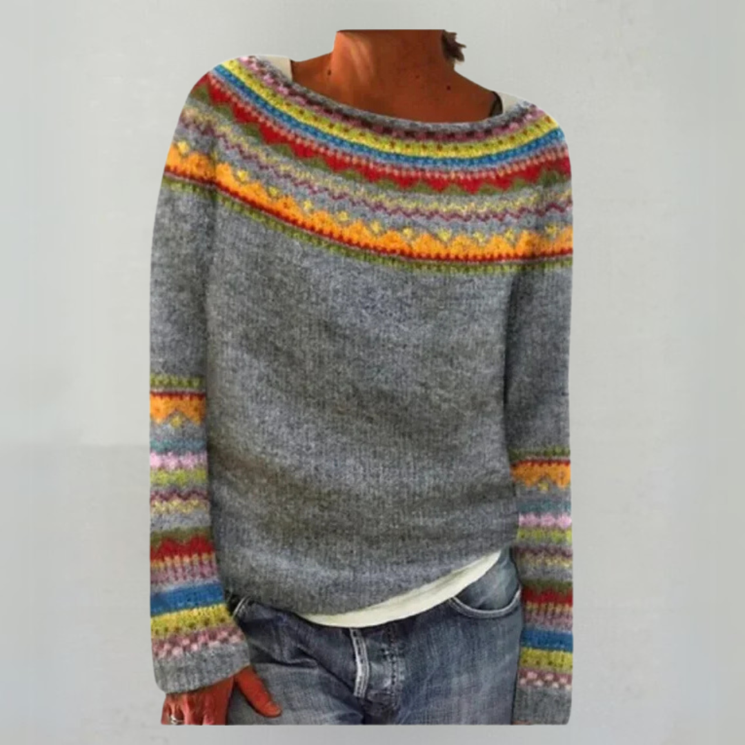 Mercedes | Maglione invernale in maglia a motivo