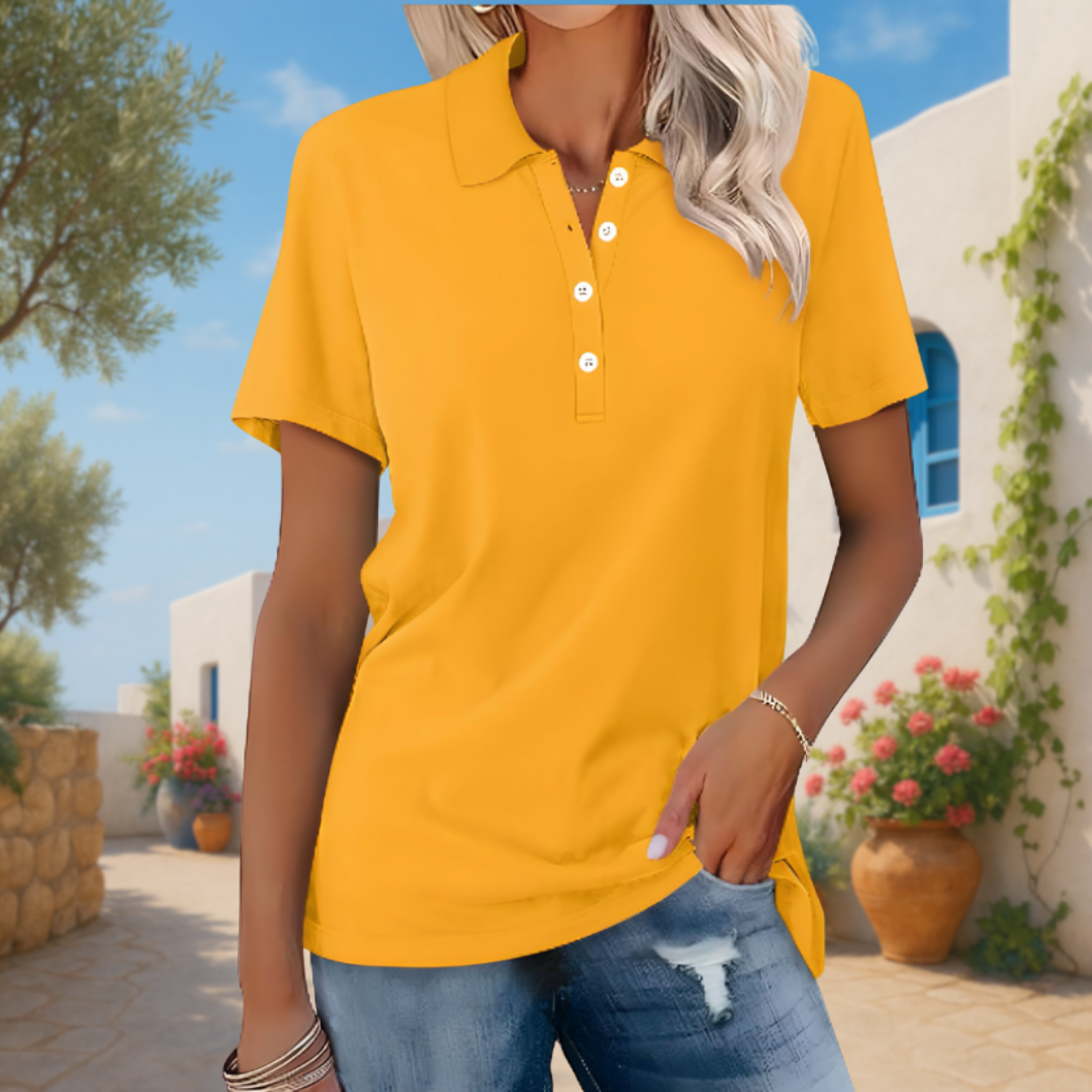 Mia | Polo in materiali sostenibili per donna