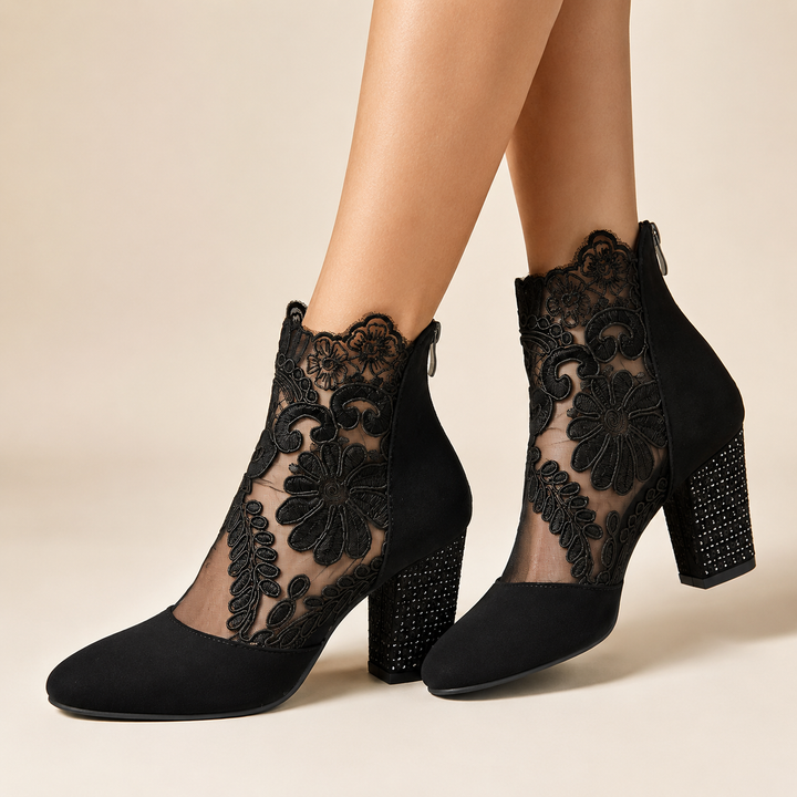 Fiorella | Tronchetto elegante con dettaglio floreale