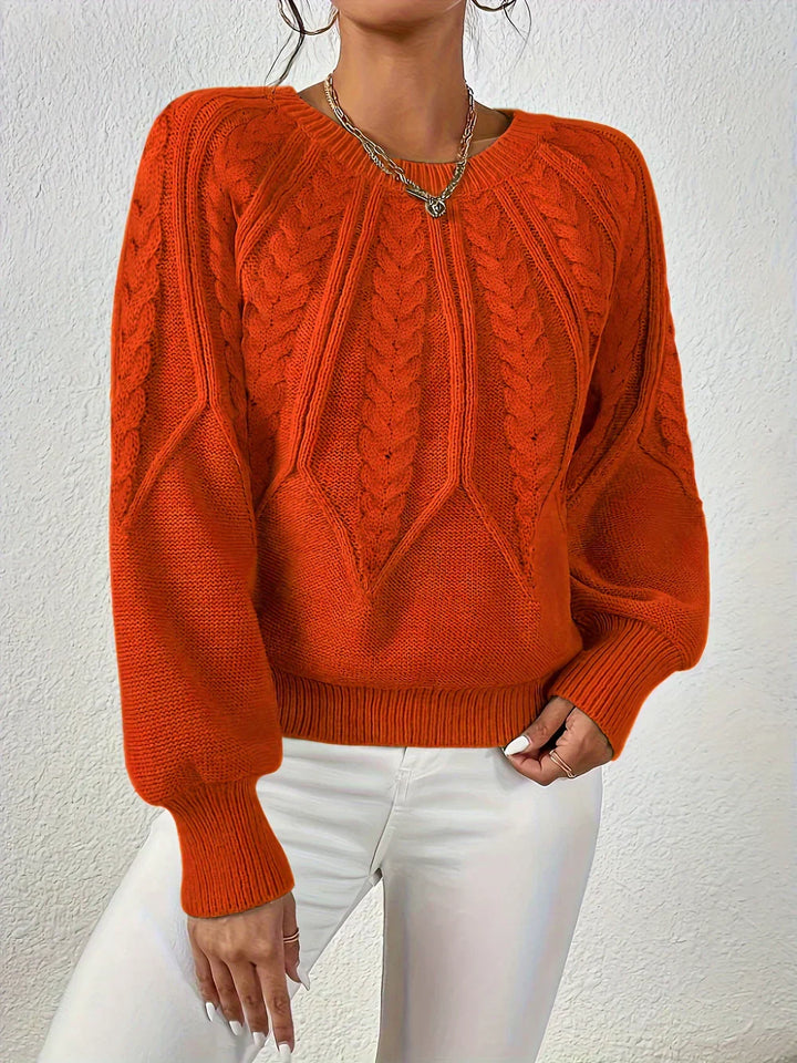 Ivonne | Maglione elegante e casual a motivo treccia