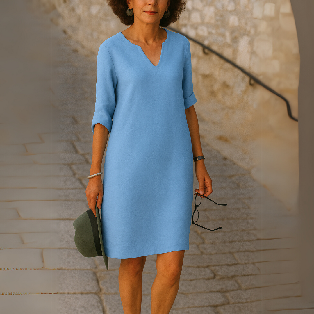 Jacinta | Abito elegante con scollo a V