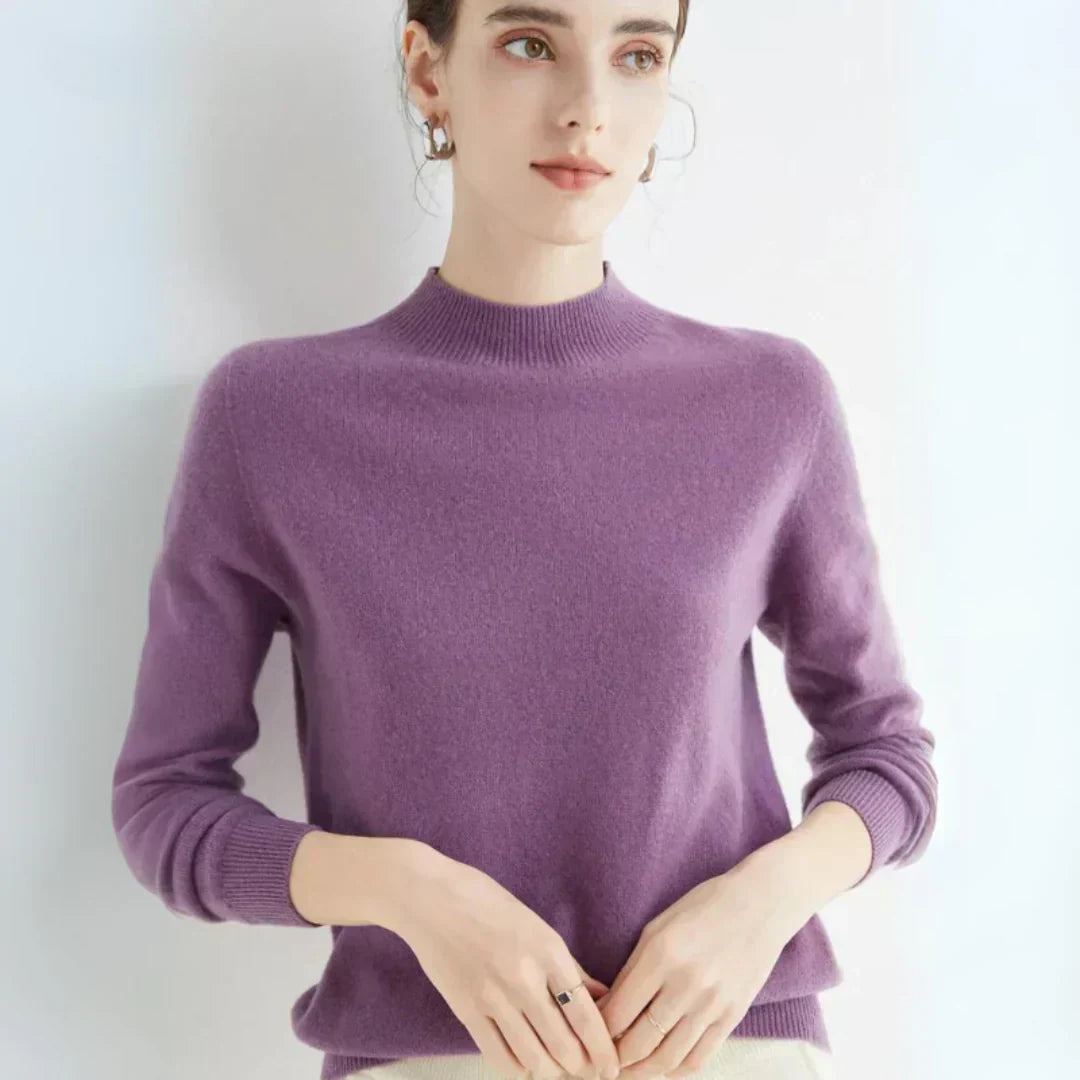 Mira | maglione in cachemire a collo alto
