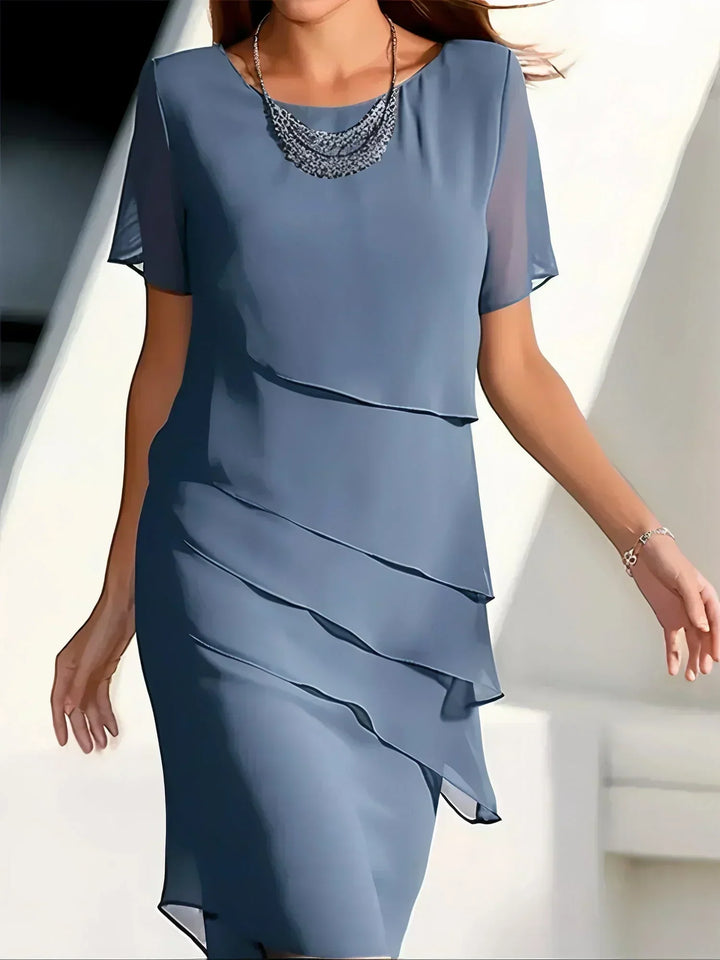Eva | Vestito elegante con elementi fluttuanti