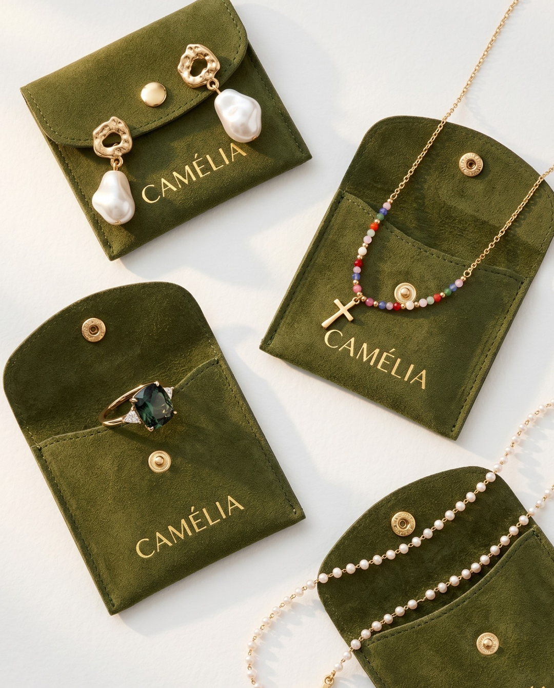 Ilaria | Collana con Croce e Perle