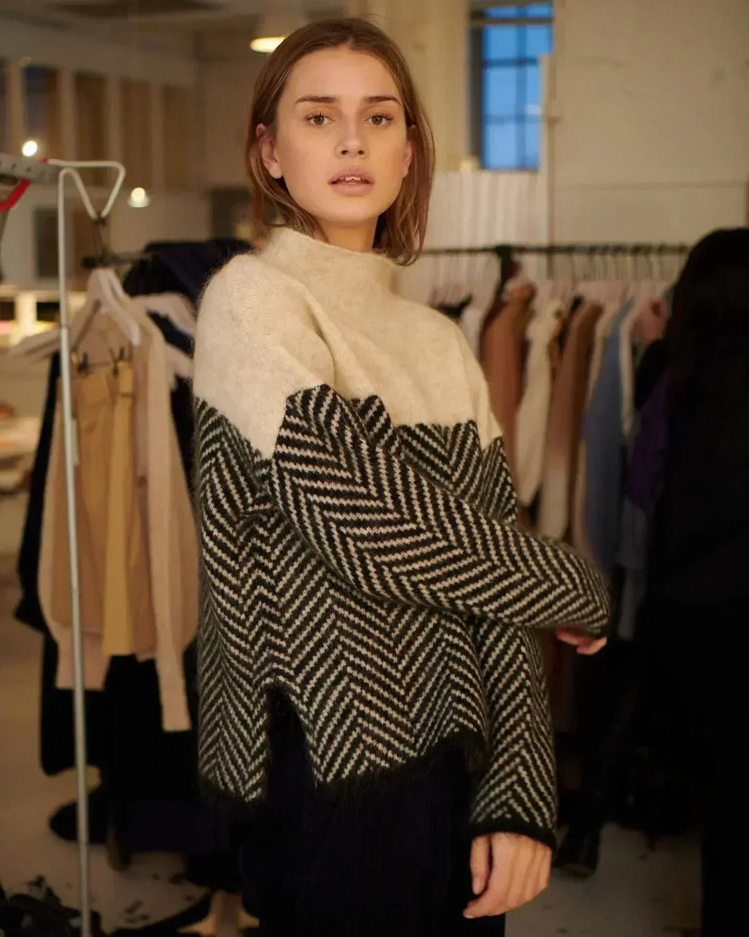Johanna | Maglione a motivo zigzag