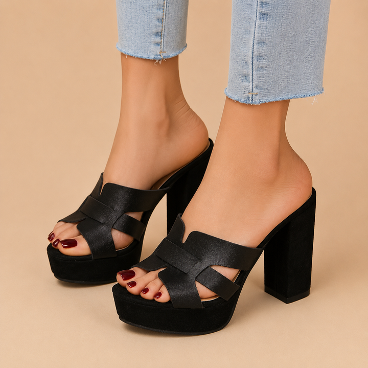 Elena | Tacchi a piattaforma dall'eleganza senza sforzo
