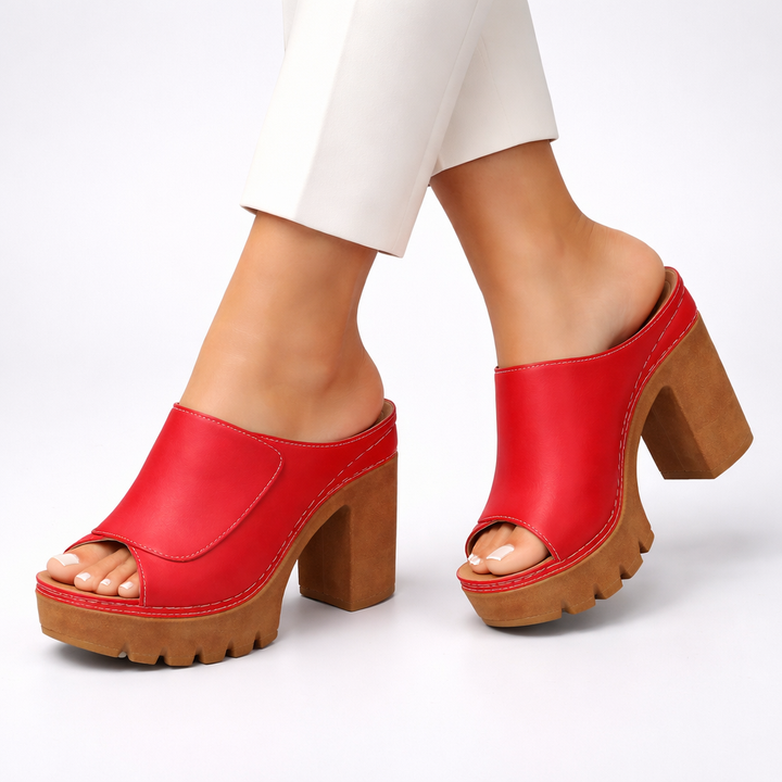 Louise | Sabot con tacco a blocco
