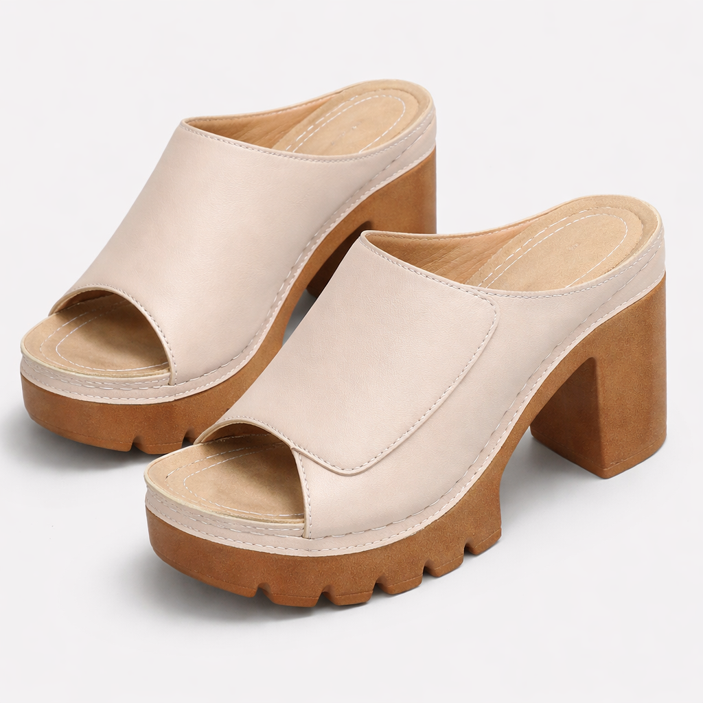 Louise | Sabot con tacco a blocco