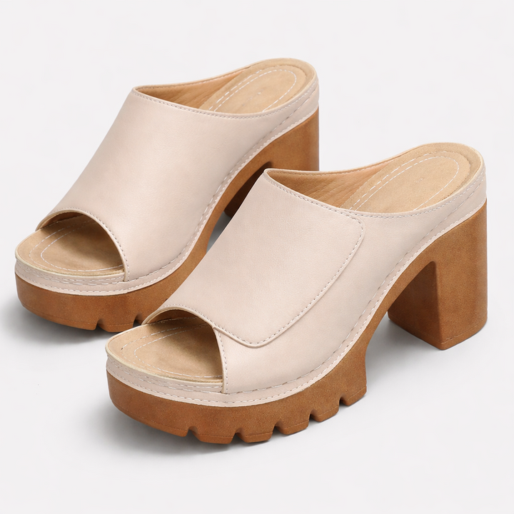 Louise | Sabot con tacco a blocco