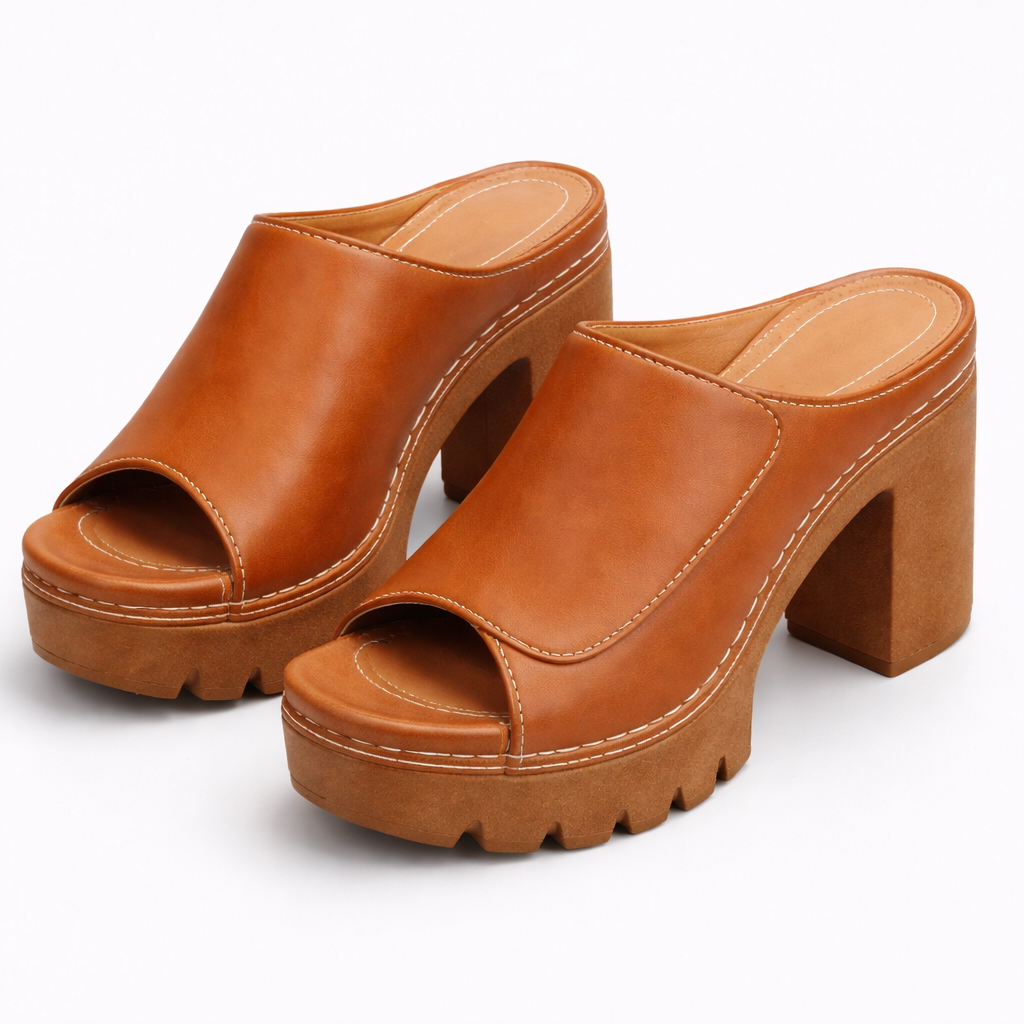 Louise | Sabot con tacco a blocco