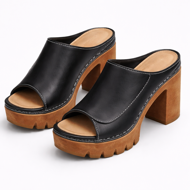 Louise | Sabot con tacco a blocco