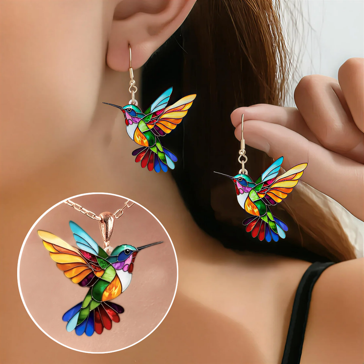 Émile | Gioielli Colibrì Multicolori Eleganti