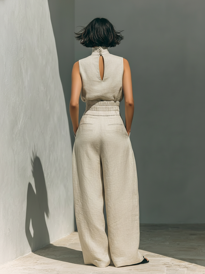 Fiordalina | Set completo con pantaloni ampi da donna
