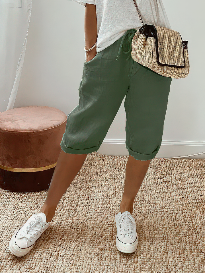 Marthe | Short comodo con orlo arrotolato