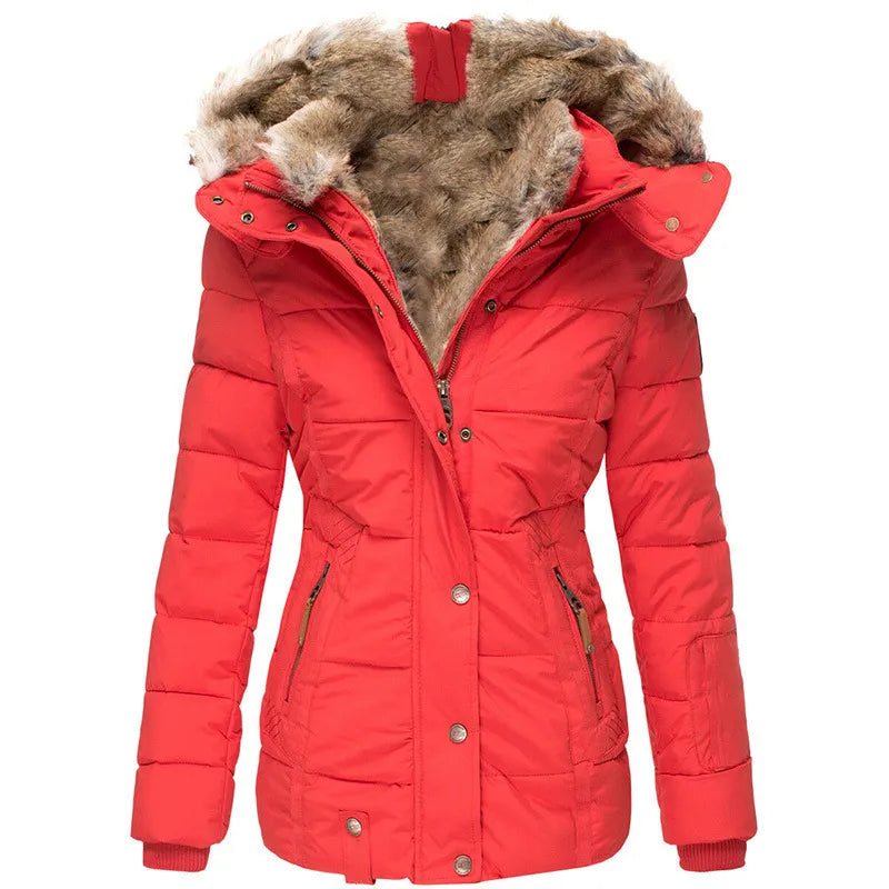 Marisol | cappotto invernale caldo con fodera in pelliccia