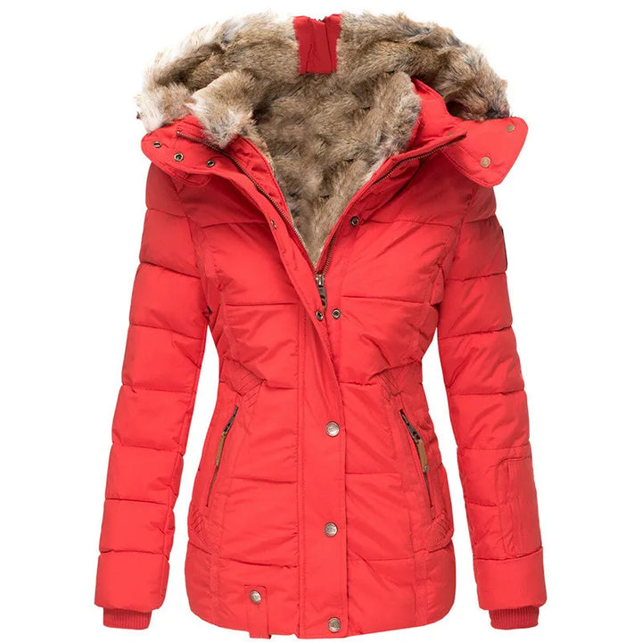 Marisol | cappotto invernale caldo con fodera in pelliccia