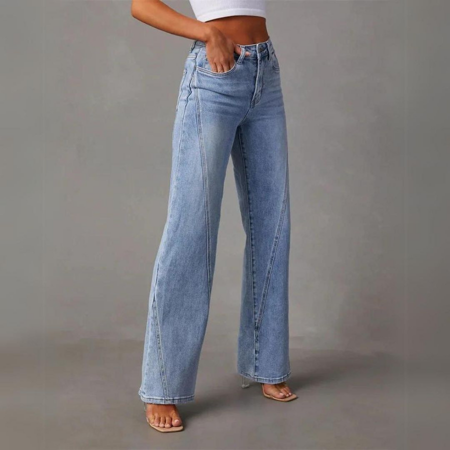 Carina | Jeans a vita alta larghi