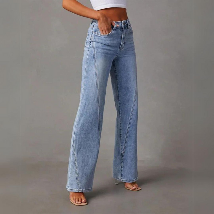 Carina | Jeans a vita alta larghi