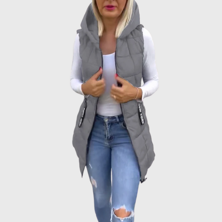 Maëlla | Cappotto imbottito senza maniche