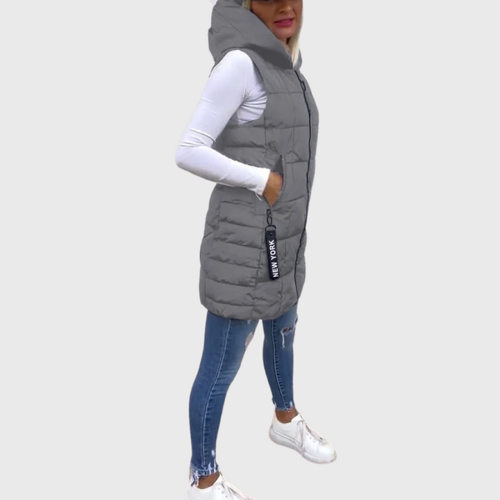 Maëlla | Cappotto imbottito senza maniche