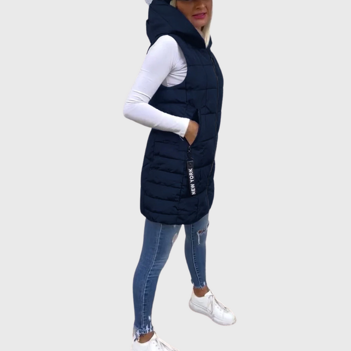 Maëlla | Cappotto imbottito senza maniche