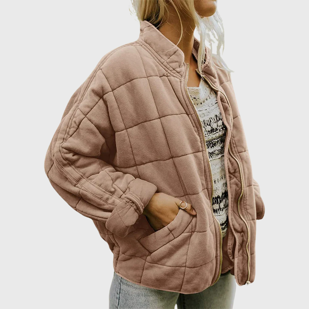 Josiane | Giacca trapuntata con un look oversize elegante