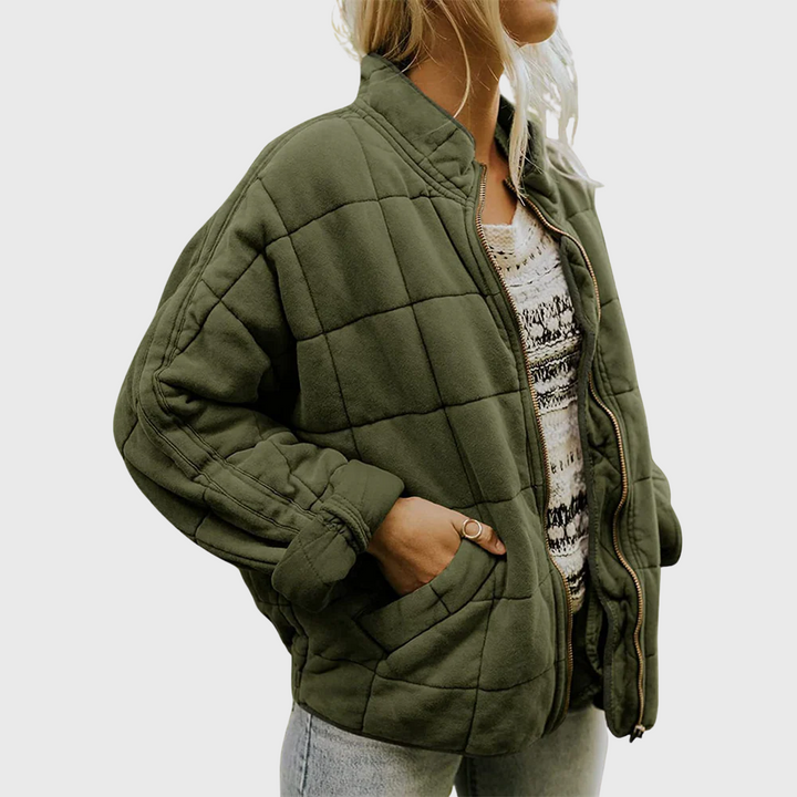 Josiane | Giacca trapuntata con un look oversize elegante