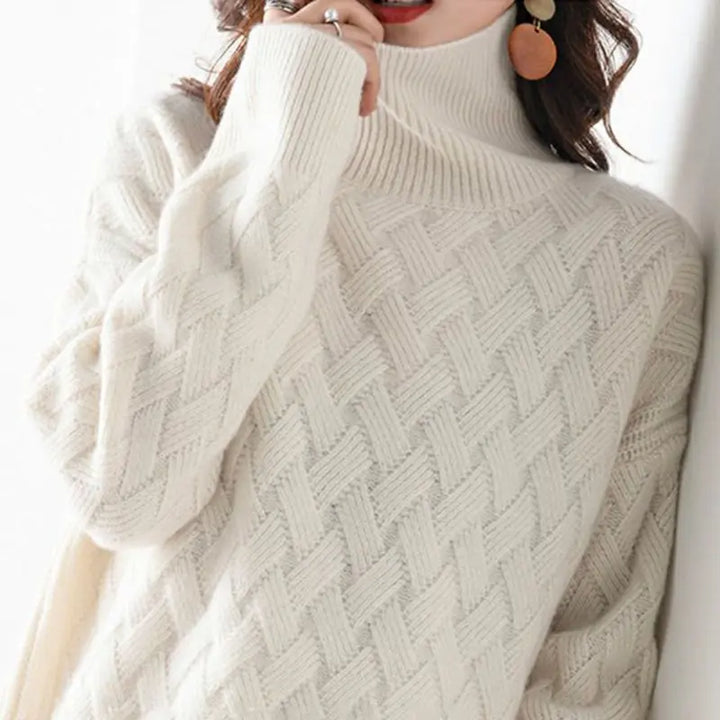 Lara | Maglione in maglia a collo alto