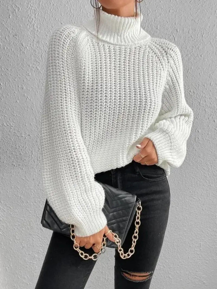 Madeleine | Maglione a collo alto morbido per donne