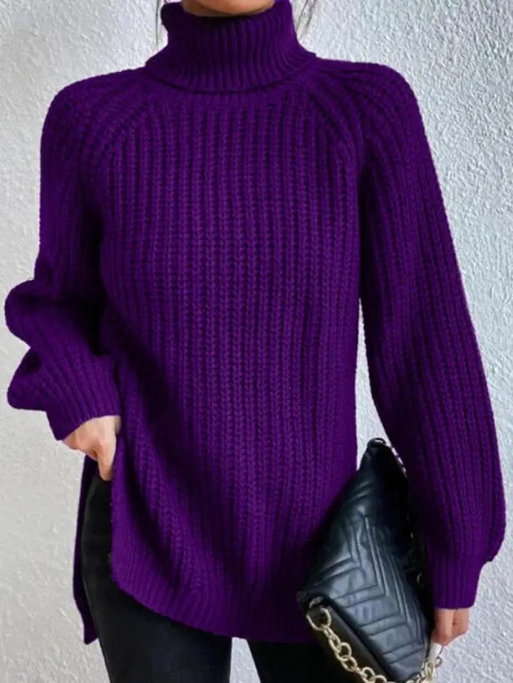 Madeleine | Maglione a collo alto morbido per donne