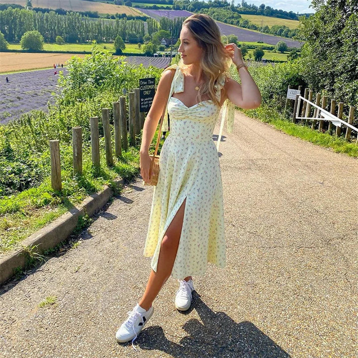 Sonia | Abito elegante con stampa floreale