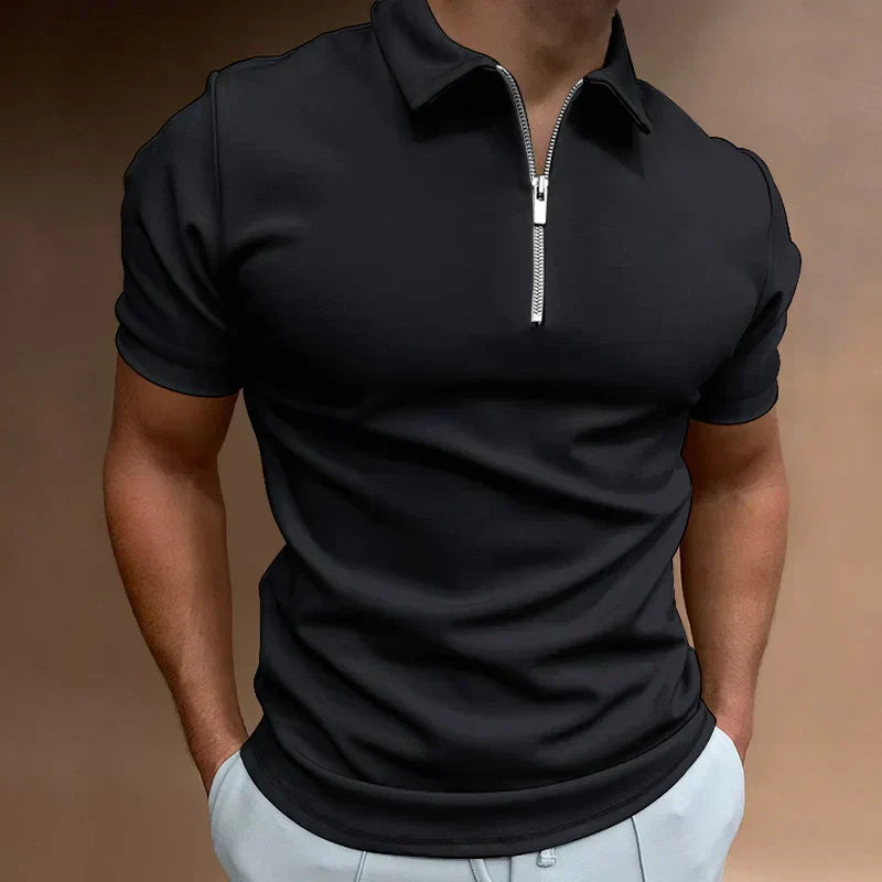 Faust | Polo classica con zip