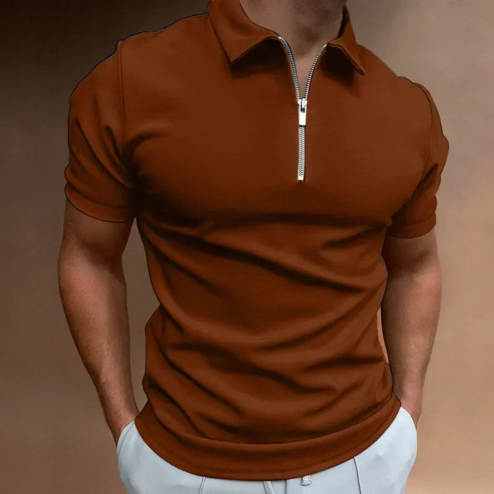 Faust | Polo classica con zip
