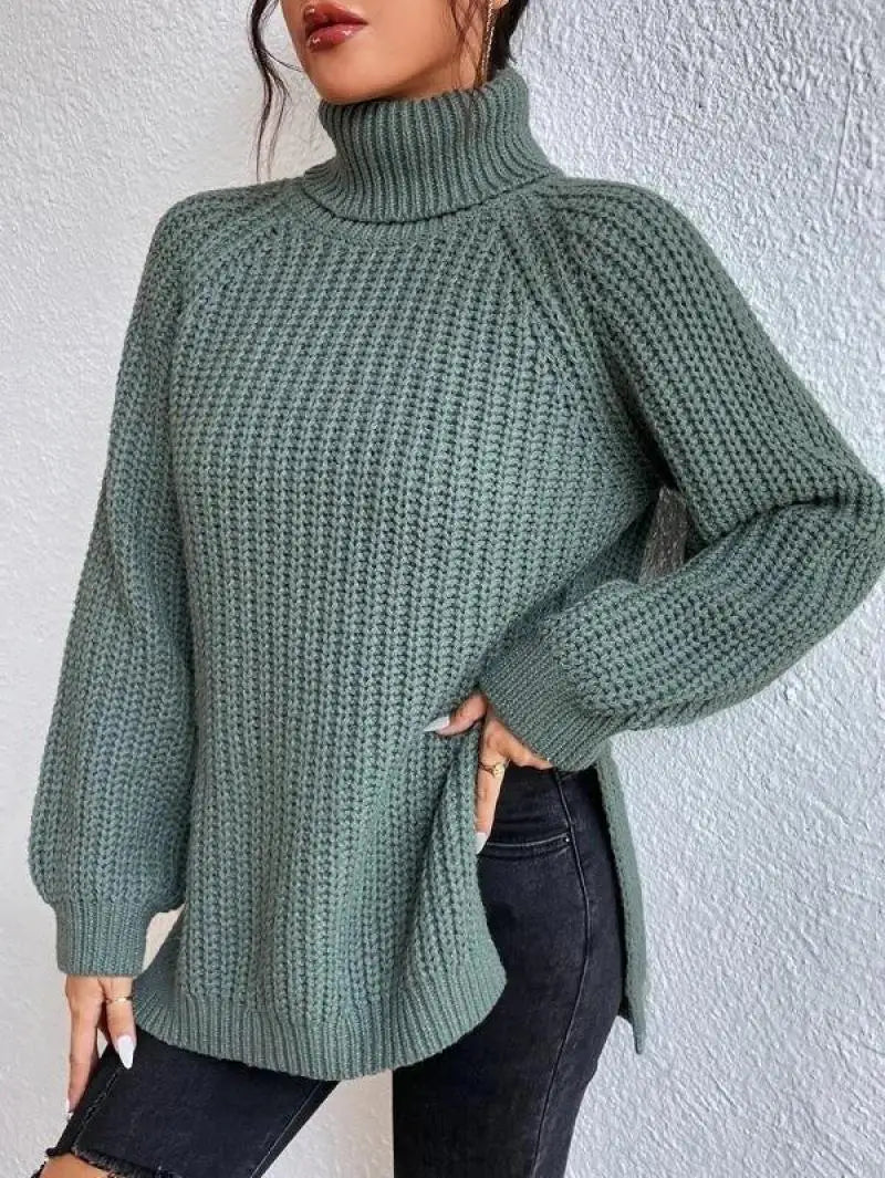 Madeleine | Maglione a collo alto morbido per donne