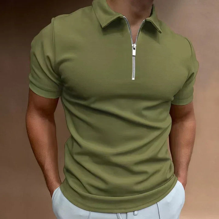 Faust | Polo classica con zip