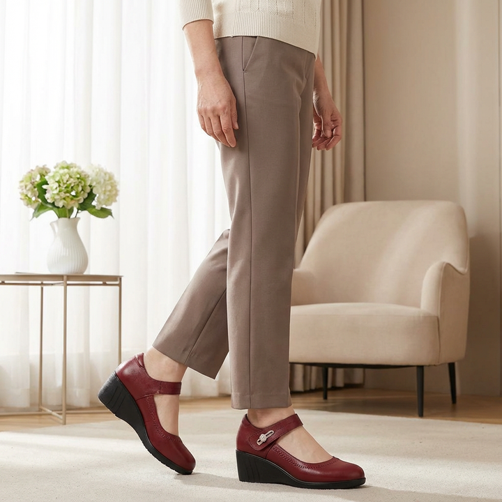 Lydia | Scarpe con Zeppa e Cinturino