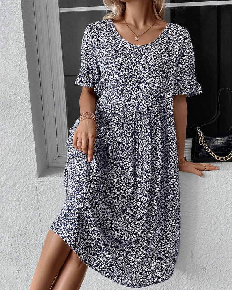 Fleur | Abito midi elegante a fiori