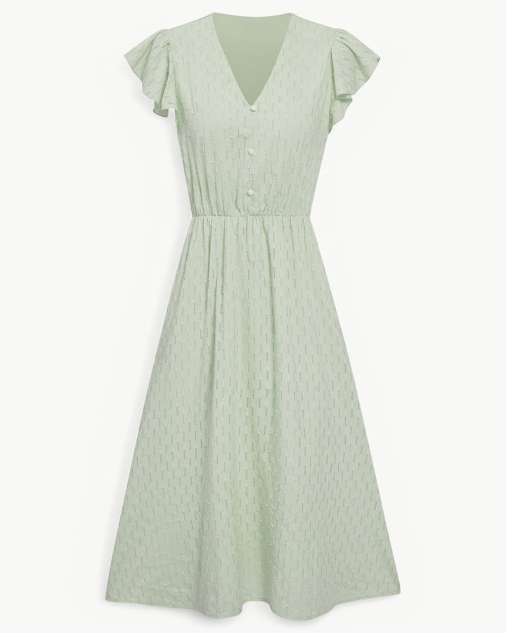 Belicia | Vestito con scollo a V e maniche a volant