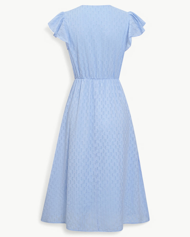 Belicia | Vestito con scollo a V e maniche a volant