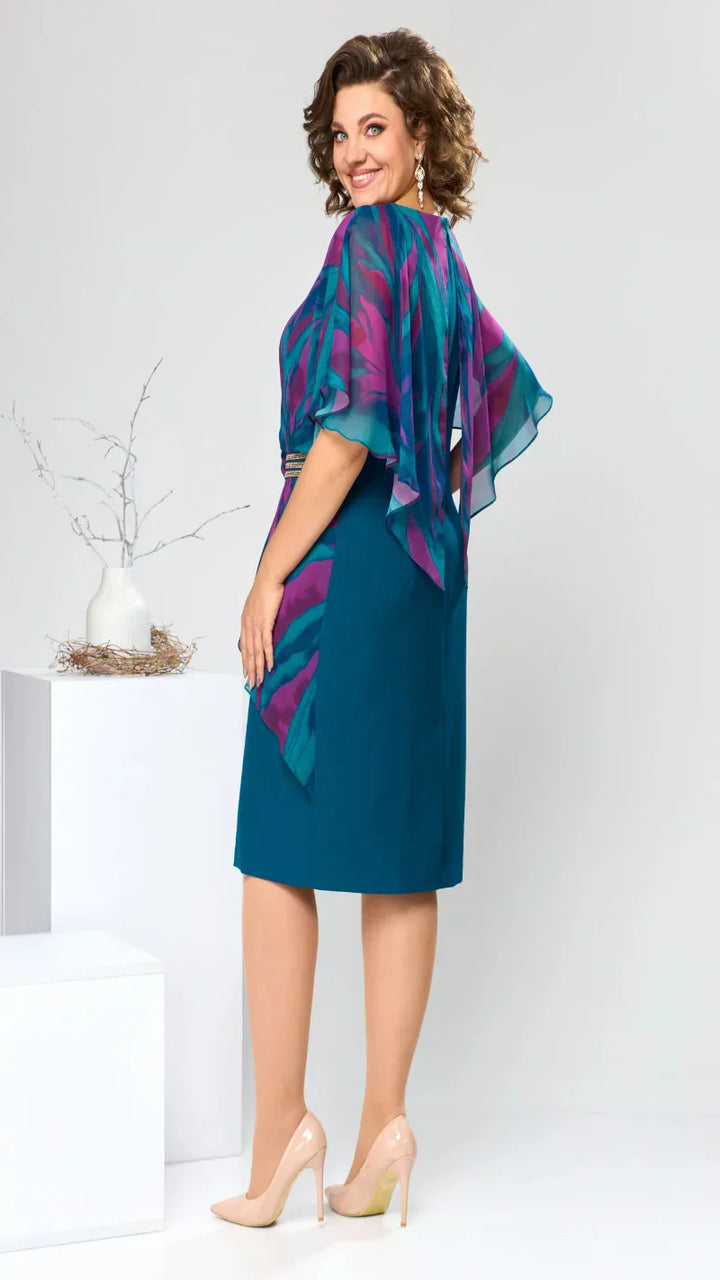 Mirabella | Abito elegante con dettagli drappeggiati