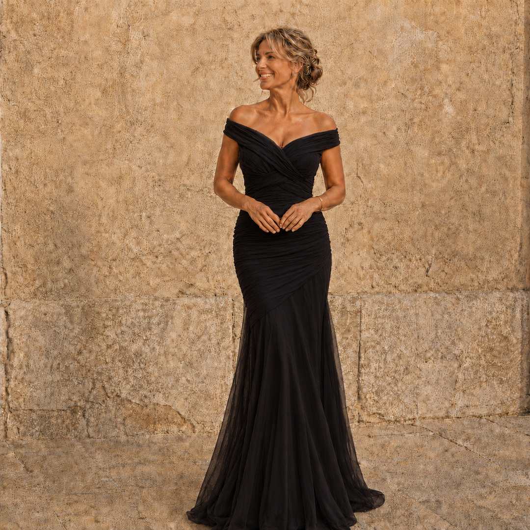 Micaela | Abito Maxi Scollo Incrociato